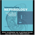 Intensive Care in Nephrology - Patrick Murray , 1E